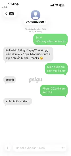 Ảnh đánh giá gái gọi
