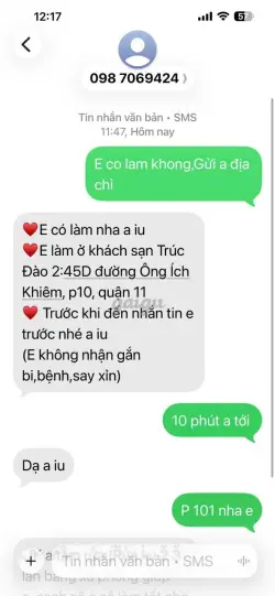 Ảnh đánh giá gái gọi