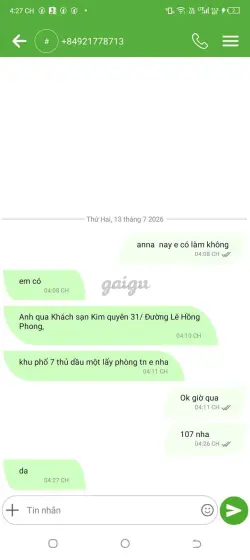 Ảnh đánh giá gái gọi
