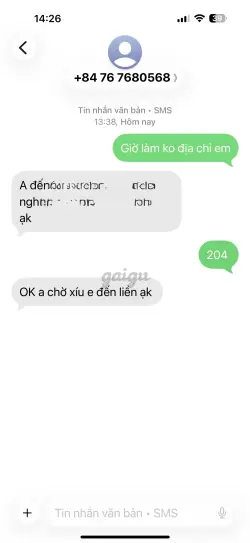 Ảnh đánh giá gái gọi
