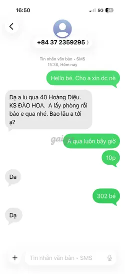 Ảnh đánh giá gái gọi