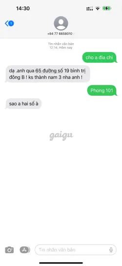 Ảnh đánh giá gái gọi