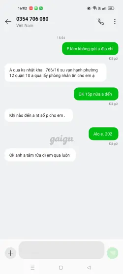 Ảnh đánh giá gái gọi