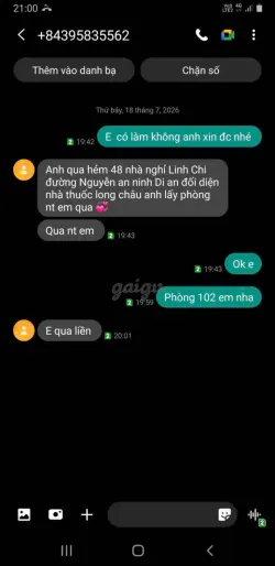 Ảnh đánh giá gái gọi