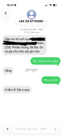 Ảnh đánh giá gái gọi