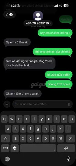 Ảnh đánh giá gái gọi