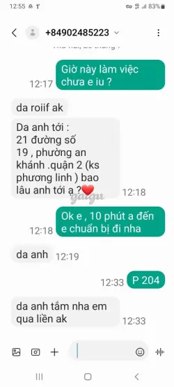 Ảnh đánh giá gái gọi