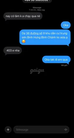 Ảnh đánh giá gái gọi