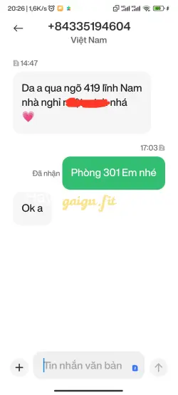 Ảnh đánh giá gái gọi