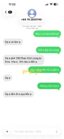 Ảnh đánh giá gái gọi