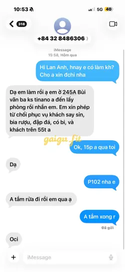 Ảnh đánh giá gái gọi