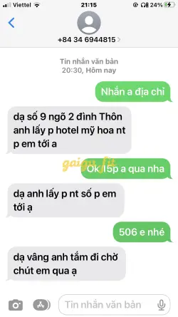 Ảnh đánh giá gái gọi