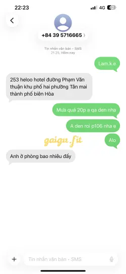 Ảnh đánh giá gái gọi