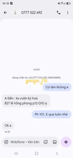 Ảnh đánh giá gái gọi
