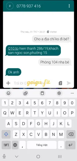 Ảnh đánh giá gái gọi
