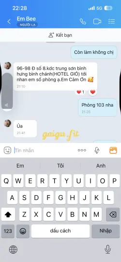 Ảnh đánh giá gái gọi