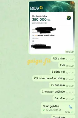 Ảnh đánh giá gái gọi