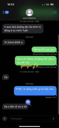 Ảnh đánh giá gái gọi