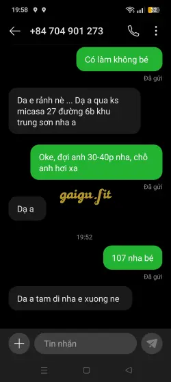 Ảnh đánh giá gái gọi
