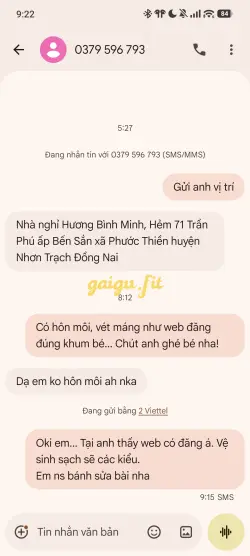 Ảnh đánh giá gái gọi