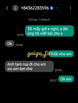 Ảnh đánh giá gái gọi
