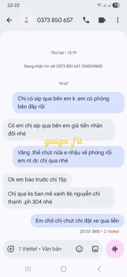 Ảnh đánh giá gái gọi