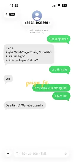 Ảnh đánh giá gái gọi
