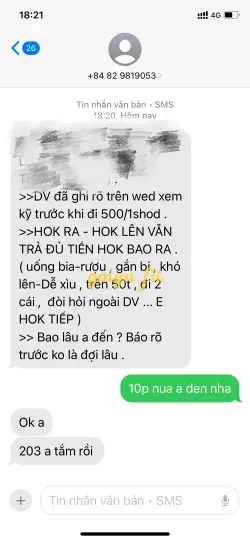 Ảnh đánh giá gái gọi