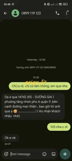Ảnh đánh giá gái gọi