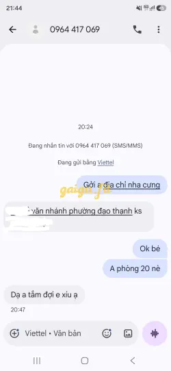 Ảnh đánh giá gái gọi