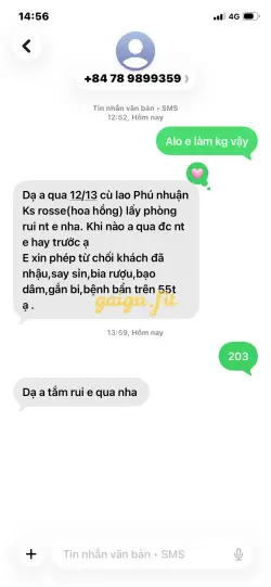 Ảnh đánh giá gái gọi