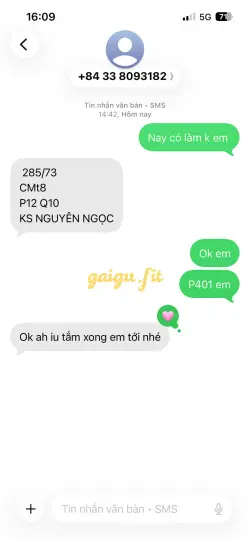Ảnh đánh giá gái gọi