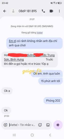 Ảnh đánh giá gái gọi