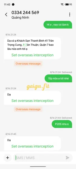 Ảnh đánh giá gái gọi