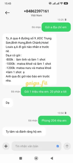 Ảnh đánh giá gái gọi