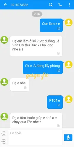 Ảnh đánh giá gái gọi