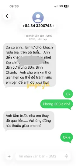 Ảnh đánh giá gái gọi