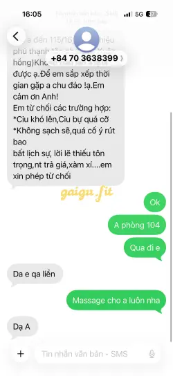 Ảnh đánh giá gái gọi