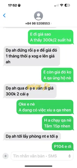 Ảnh đánh giá gái gọi