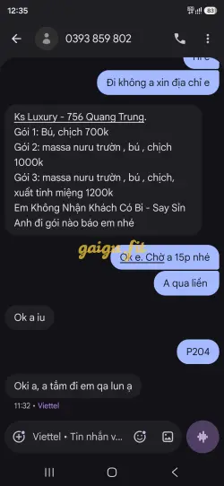 Ảnh đánh giá gái gọi