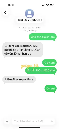 Ảnh đánh giá gái gọi