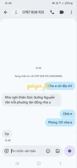 Ảnh đánh giá gái gọi