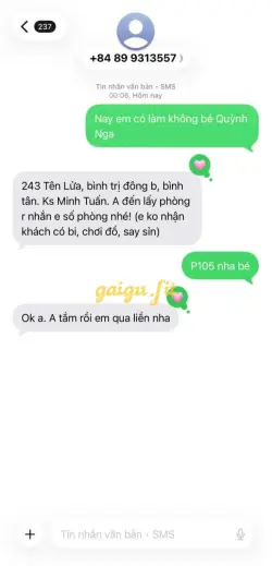Ảnh đánh giá gái gọi