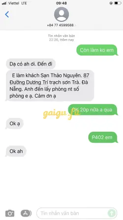 Ảnh đánh giá gái gọi