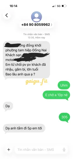 Ảnh đánh giá gái gọi