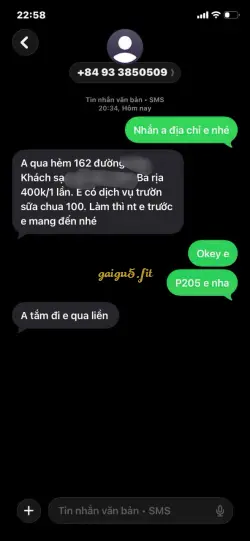 Ảnh đánh giá gái gọi