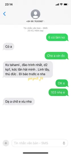 Ảnh đánh giá gái gọi