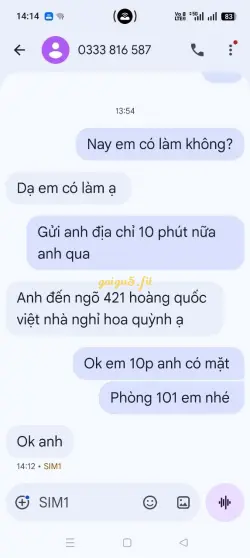 Ảnh đánh giá gái gọi