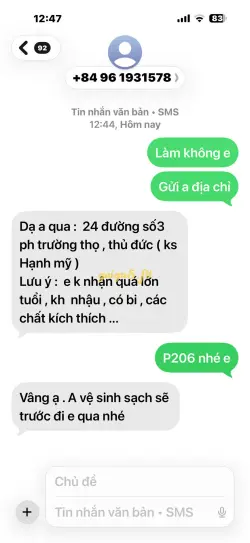 Ảnh đánh giá gái gọi