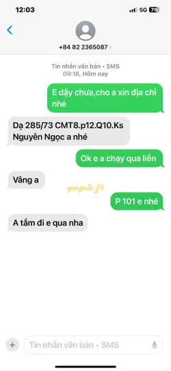 Ảnh đánh giá gái gọi